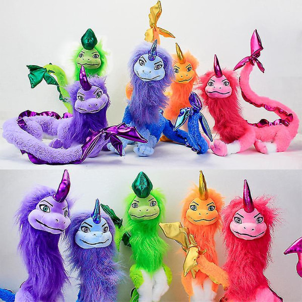 70 cm Blue Sisu Dragon Plyschleksak Raya And The Last Dragon Toys Mjuka gosedjur Kawaii Dolls Födelsedagspresent The Last Dragon Purple