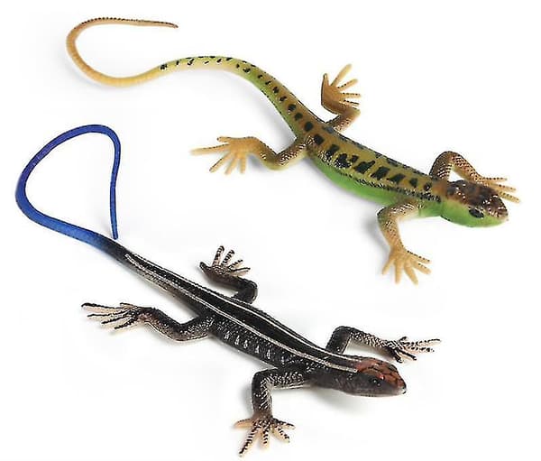 Realistiske øgleleker Kunstige reptilleker green
