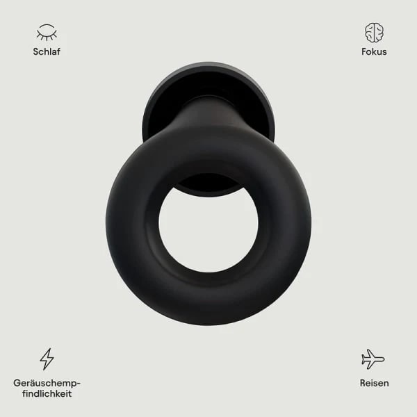 Loop Experience - Støyreduserende ørepropper (18 dB) - In-Ear hørselsvern - Svart