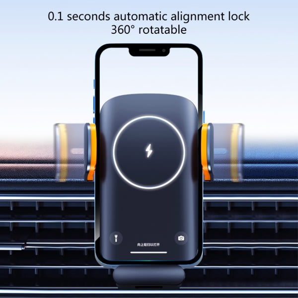 Biltelefonhållare Montering Dashboard Luftventil Bilvaggor Soldrivna smartphones Clamp Stand null - Universal model