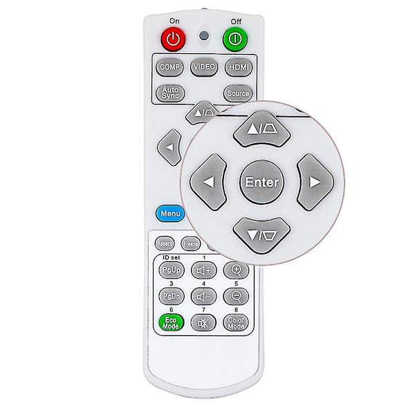 Fjernkontroll Q-3101 for Pa503x Q-3101 Pa502s Pjd51 projektor
