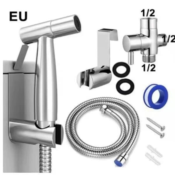 G1/2 \" Universal T-kobling i solid messing for hånddusj Som vist i figur 6 1 sett