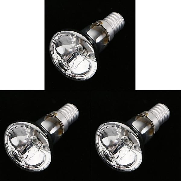 3x R39 Ses E14 Kirkas Heijastin Spotlight Lava Lamppu Pienikierre 25w