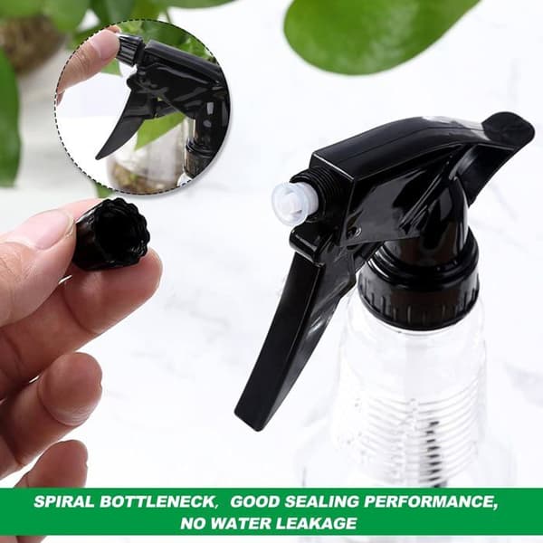 Set med 2 500 ml hårsprayflaskor, vattenspray för hårrengöring, påfyllningsbara, transparenta, tomma