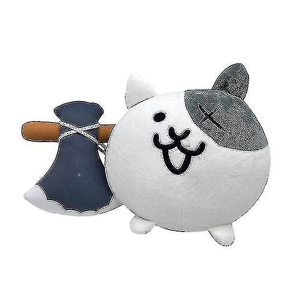 2023 22cm The Battle Cats Pehmolelut - Ihastuttavat Pehmeät Täytetyt Piirroskissanuket Lapselle Syntymäpäivä- ja Joululahjaksi