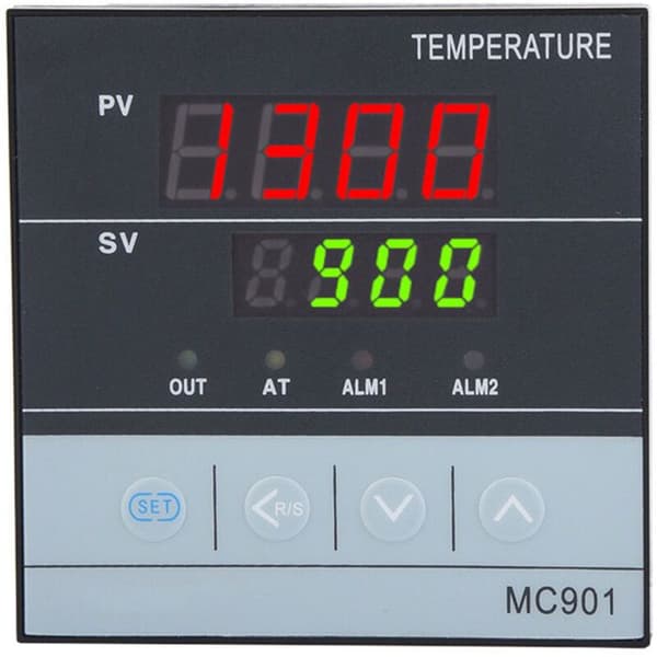 Högkänslig, typ K, PID digital temperaturregulator för integrerad panel, 85-265V