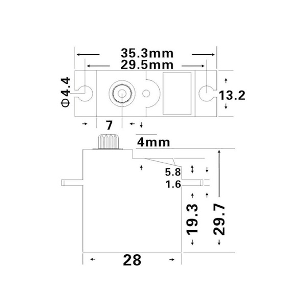 18g 3,5 kg metallväxel digital servo och servoarm -1181mg för 144001 144007 124007 124019 Rc biluppgradering
