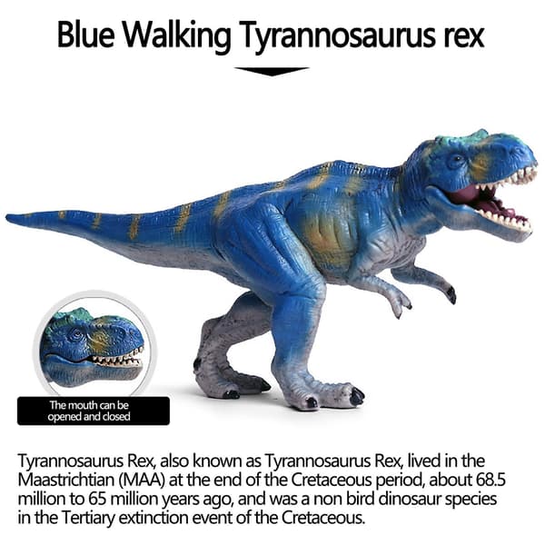 Børns Legetøj Dreng Gave Dinosaur Model Solid Håndmalet Mindefigur Udsalg