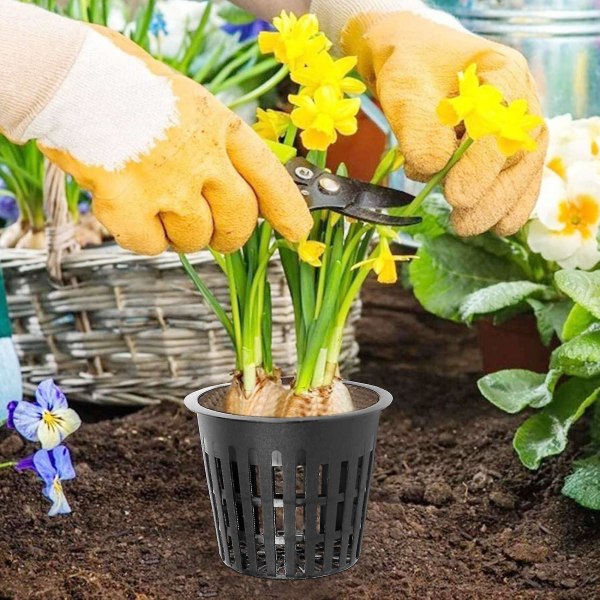 45 Styk Netpotter, Plastik Netpot Til Have Balkon Hydroponics Og Jordløs Kultur (8cm)