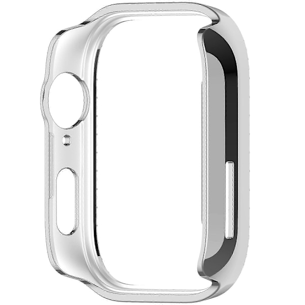 Halvt Skydd Ihåligt PC-skyddsfodral med Diamantdekor för Watch Fit 3 Electroplating Silver