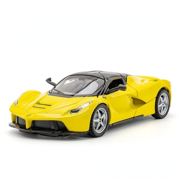 1:36 Ferrari Sports Car Modell Lekebil yellow