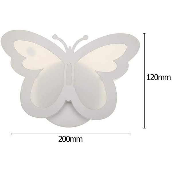 Wall Sconce Butterfly Shape Wall Sconce Butterfly Lamp Led Light Living Room Corridor Bedside Wall Lamps Home Decor Night Lights,warm White