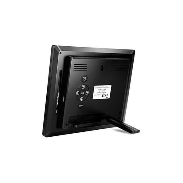 Digital klokke - 8 tommer - Stor skjerm - 1024x600 oppløsning - Ideell for eldre