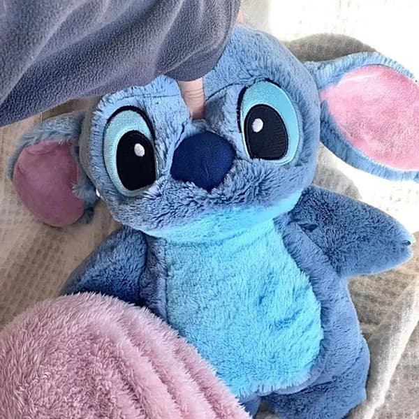 Stitch Vinter Ekstra Stor Plysj Termos Håndvarmer B B