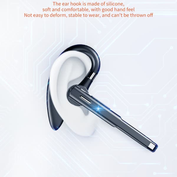 INF Earpiece Bluetooth 5.1 Dual-Mic CVC 8.0 støjreduktion Sva Sort