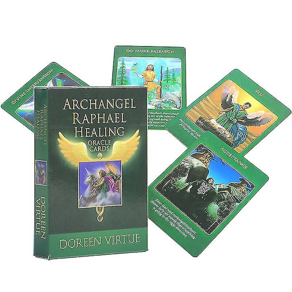 Doreen Virtue Oracle Familjekortspel Tarotkort Pusselspel För Att Förbättra Vänskap