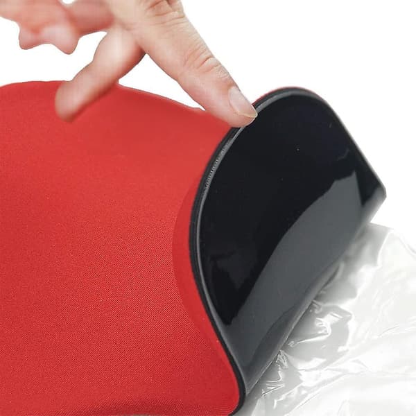 Kontormusematte med gelhåndleddsstøtte - Ergonomisk spillmusematte håndleddsstøtte - Design Gamepad-matte gummibase for bærbar datamaskin - silikon