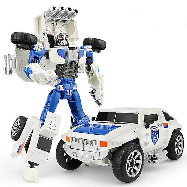 Alloy Thunder Deformation Toy Car Robot Model