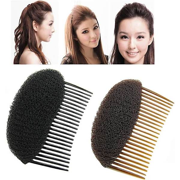 1 kpl Musta/ruskea Värit Valittavissa Charming Bump It Up Volume Adds Do Beehive Hair Styler