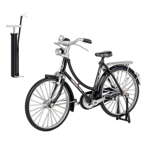 Damer Til Cykel Model Bærbar Vintage Justerbar 1:10 Simulering Cyklus Black