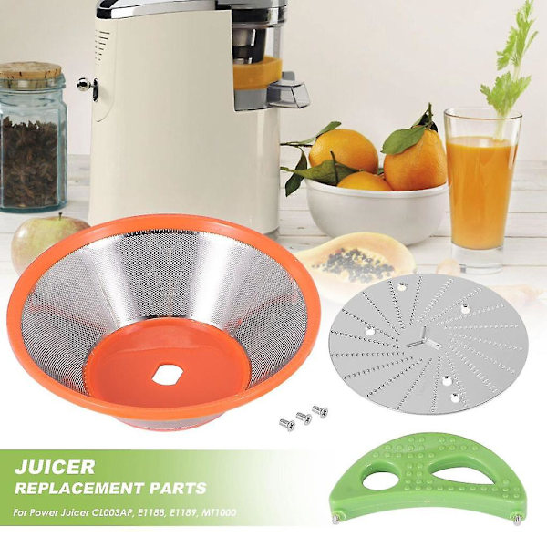 Jack Lalanne Power Juicer E1188 -yhteensopiva varaosa, ruostumattomasta teräksestä valmistettu terä, mehustimen varaosa
