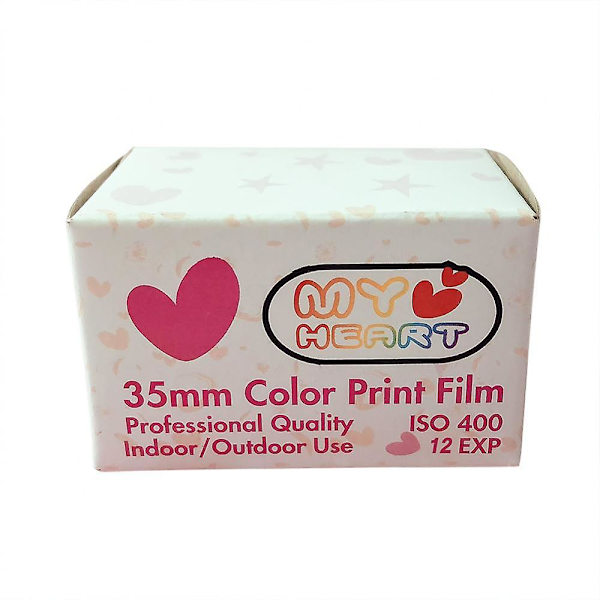 12 stycken 400 graders färgfilm Retro Sweetheart Film Love 135 negativ film 35mm