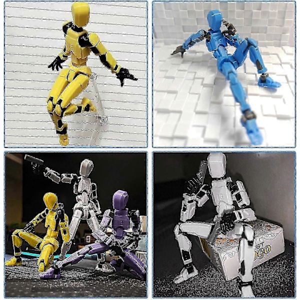 T13 Multi-ledade Actionfigurer, Titan 13 Actionfigur Blue