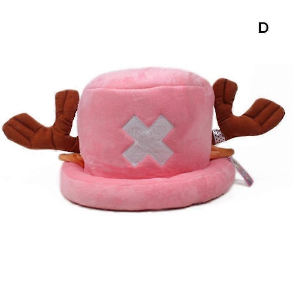 Vinter Plysch Varm Mössa Söt Tecknad Tony Tony Chopper Form Julklappar För Kvinnor H