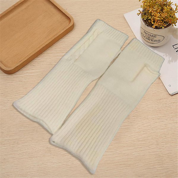 Nya fabrikssekunder kashmir fingerlösa handskar från Turtle Doves cream coloured