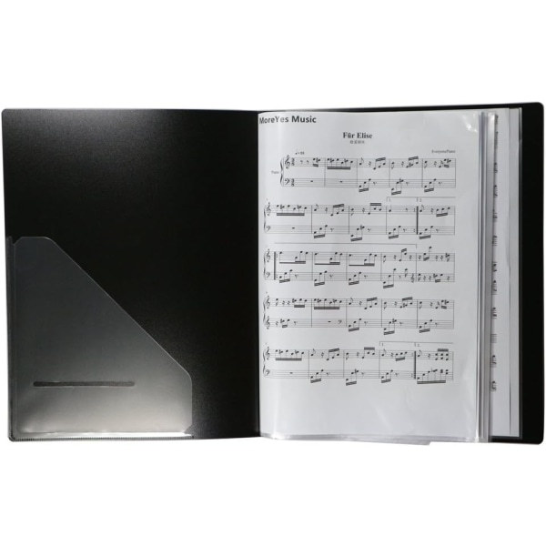 Musikmappe / nodeholder - til opbevaring, A4-format