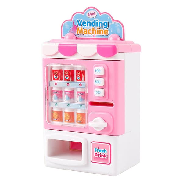 Barnleksaker Automat Dryckesmaskin Simulering Hem Shopping Set Leksaker
