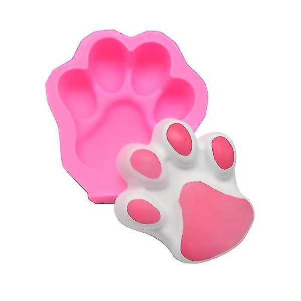 Puppy Paws And Bones Large Paw Edition Silikone Hundepoteform kageform 12x11x2,5 tommer