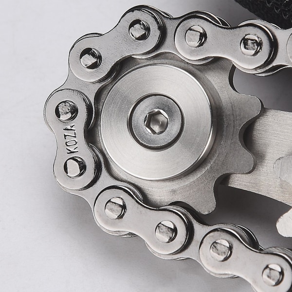 Pyörän ketjuvaihde Fidget Spinner - korkealaatuinen ruostumattomasta teräksestä valmistettu metallipyöräketjulelu
