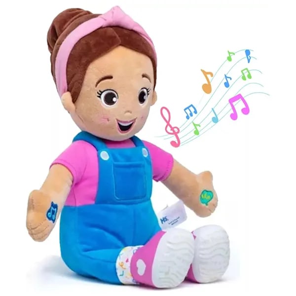 Ms. Rachel Plyschdocka, Musikleksak för åldrarna 6 månader till 3+ år 40cm