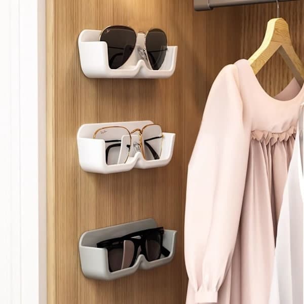 Oppbevaringsboks for briller Solbrilleholder HVIT HVIT hvit white white