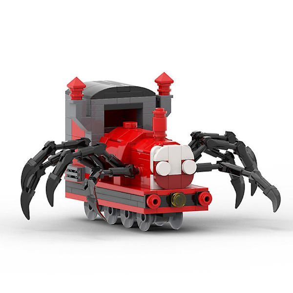 Choo-choo Charles Byggesæt Stor Størrelse Gyser Spil Spider Train Dyrefigurer Klodser Legetøj Til Børn Gave 1 Set Red Train(266pcs)