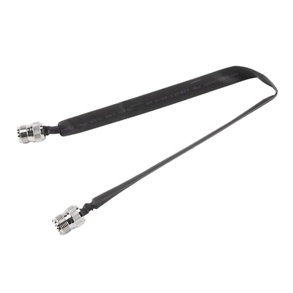 Dør/ Pass Through Flat Rf Koaksialkabel So239 Uhf Hunn til Uhf Hunn 50 Ohm Rf Pigtail Forlengelse