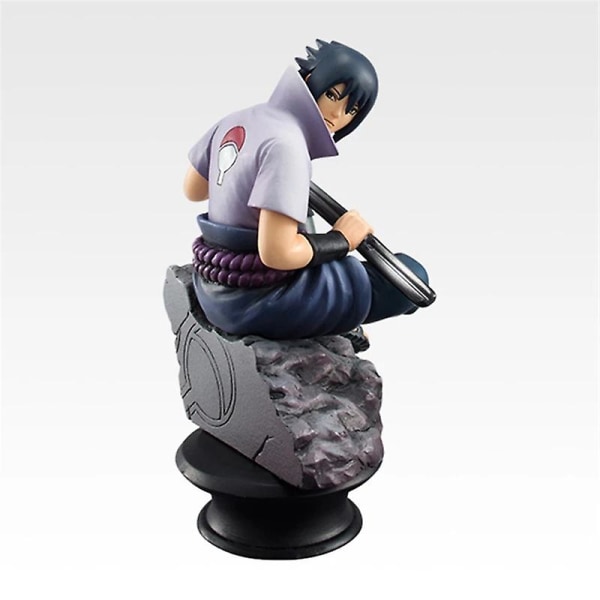 6 stk/sett Sjakk Naruto Sakura Action Figures Uchiha Gaara Kakashi Modell Pvc Anime Figurer For Dekorasjon Samling Gave Leker style M opp bag