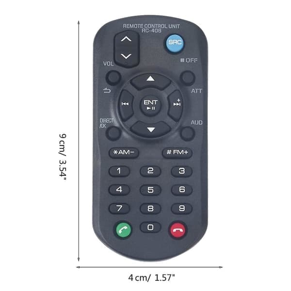 Fjernkontroll for Kenwood bilradio Kca-rc406 Kdc-x997 Kdc-bt955hd Kontroll