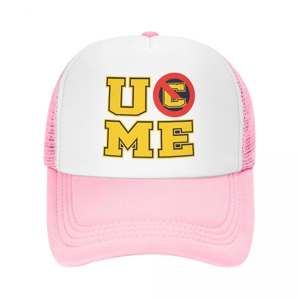 Klassisk Wwe John Cena U Cant See Me Trucker Hat Kvinder Mænd Personlig Justerbar Unisex Baseball Cap Udendørs Trucker Hat Silver