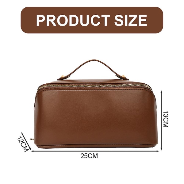 Cosmetic Bag Female Large-capacity High-value Portable Toiletry Bag, Made Of Pu