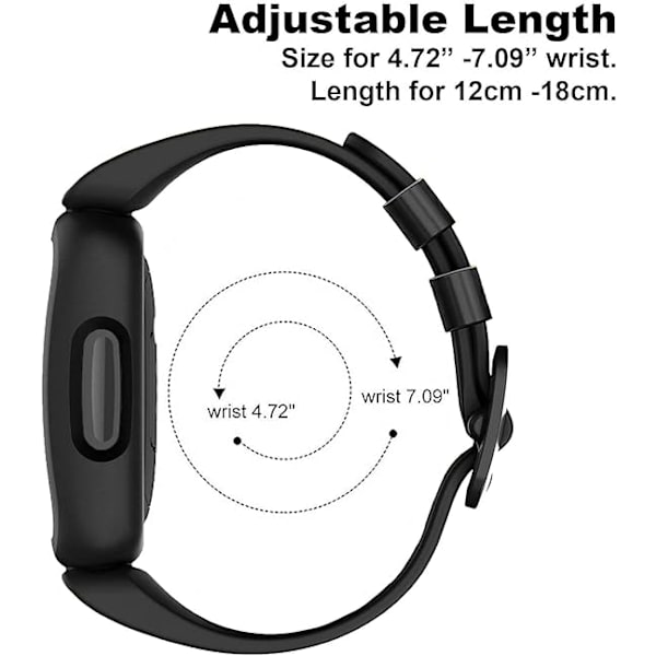 Remmer kompatibel med Fitbit Ace 3 for Kids, myk silikon vanntett armbånd tilbehør sportsklokke stropp erstatning for Fitbit Inspire 2/Ace 3 White