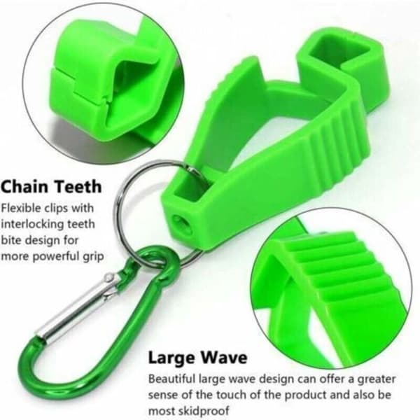 Clips til arbejdshandsker, handskebælter med metalkarabiner til bygningsarbejderclips