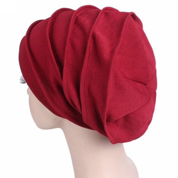 Dame bomull hatt slouch beanies Brown