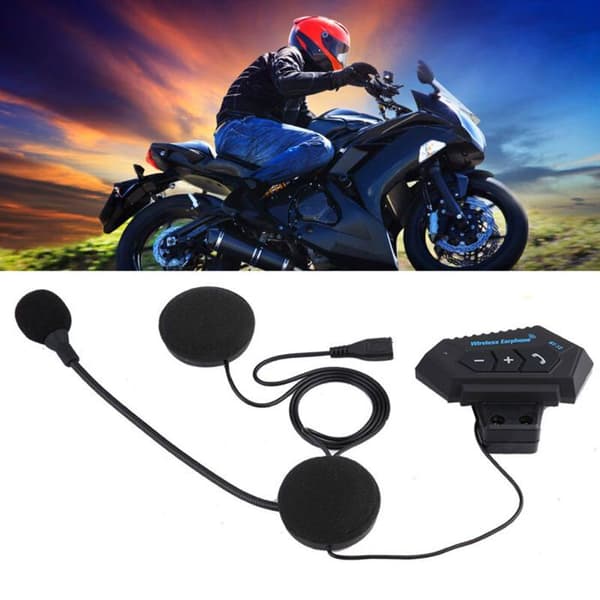 Par med BT-motorcykelhjälmar, högtalare, stöd för handsfree-samtal