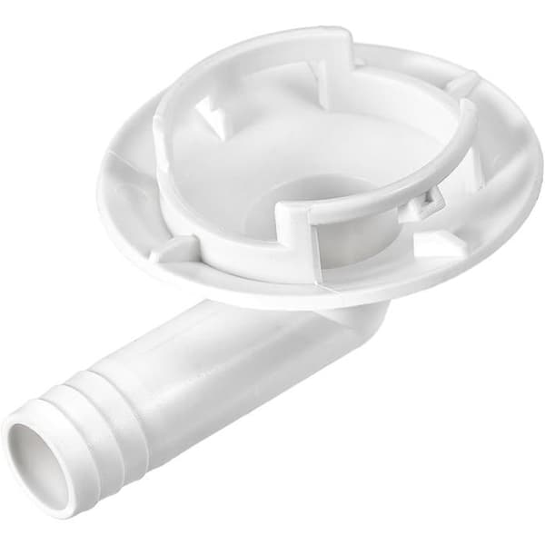 1,57\" Plastslangefitting x 1 Stykke Aircondition Afløbsslange Albuefitting Reservedele [Hvid]