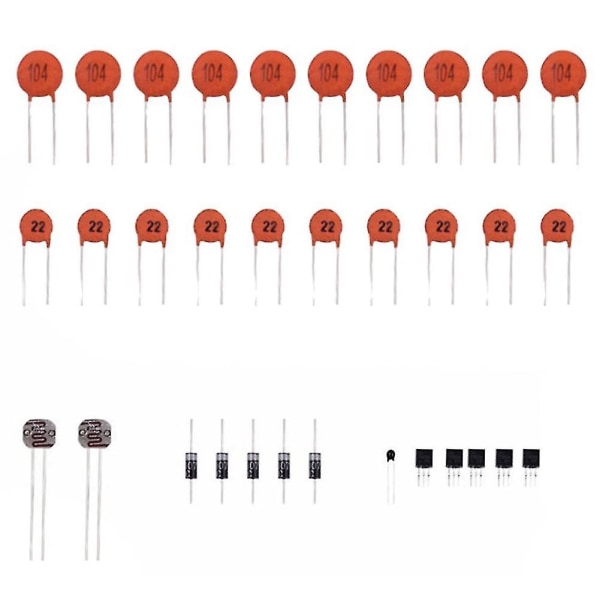Nyt brætbræt sæt elektronik komponent starter diy kit med plastik kasse til R3 komponent pakke
