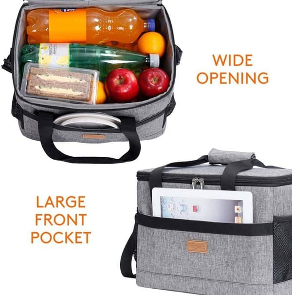 Sammenklappelig Isoleret Taske - HAUTSTORE - 32L - Grå - PEVA - 42x31x28cm