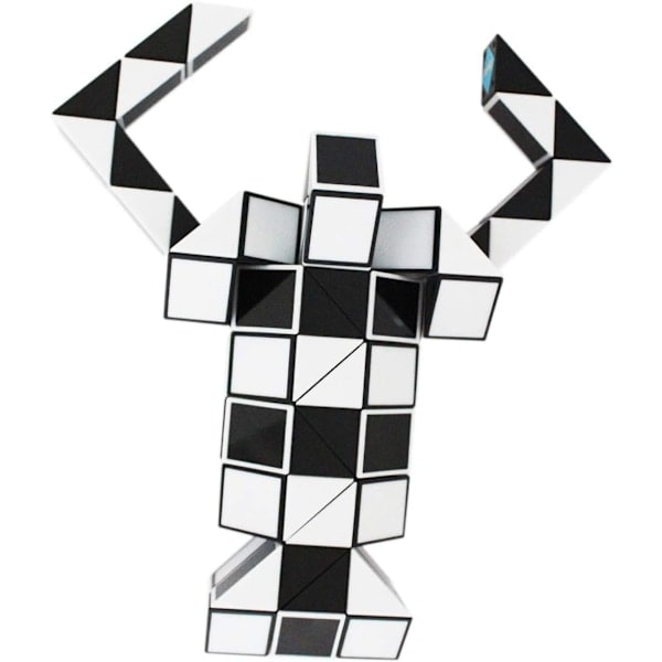 Magic Snake Cube Twist Puzzle 72 kilar Sensorisk Fidget Sock S