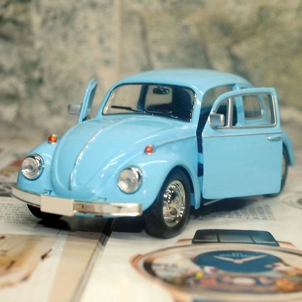 Vintage Beetle - Diecast Pull Back -autolelu